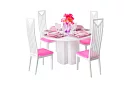 Bútor a babaházhoz – 43 darabos készlet