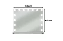 Kozmetikai tükör LED világítással 58 × 46 cm