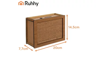 Fából motiváló persely + 5 kárty