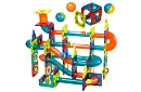 Oktatási mágneses 3D építőjáték – golyós pálya 96 darab