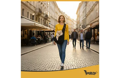 Kényelmes kenguru szállító táska kisállatoknak – válltáska