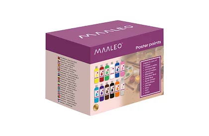 Plakátfestékek 12 x 500 ml – 12 árnyalat