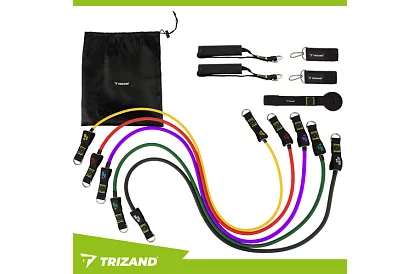 Súlyemelő gumikészlet – Expanderek 4–30 kg – 5 darab a készletben