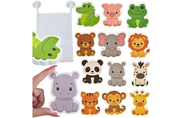 Habos matricák – állatok a fürdőbe, a csempére