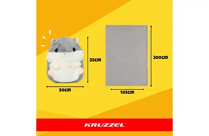 Deka 200 × 105 cm – párna és plüss játék 3 az 1-ben