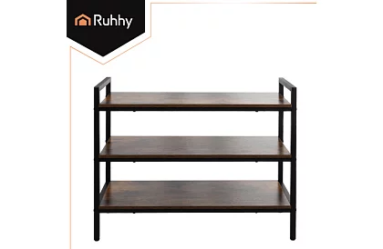 Cipősszekrény fából készült polcokkal 58,5 × 79 × 30 cm