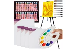 Művészi festés és rajzolás készlet 6 az 1-ben kezdőknek