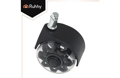 Csere gumi kerekek irodai székekhez – 5 db fekete