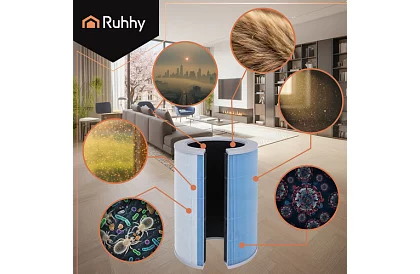 Légszűrő 35 W HEPA H12-vel és WiFi-vel