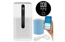 Légszűrő 35 W HEPA H12-vel és WiFi-vel