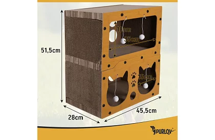 Macskakaparó 3 az 1-ben - 51,5 × 45 × 28 cm