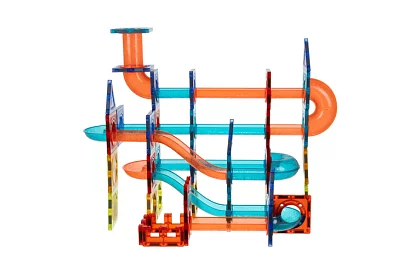 Oktatási mágneses 3D építőjáték – golyós pálya 110 darab