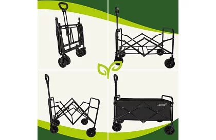 Összecsukható strand szállító kocsi 90 l – teherbírás 100 kg