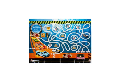 Kamion pótkocsival járművek szállítására + 6 autó