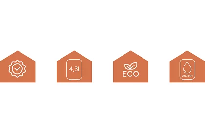 Páramentesítő Brisoo WiFi + App - 20 l / 24 h