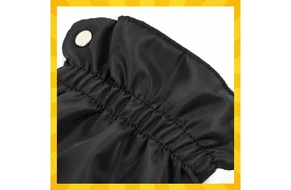 Fekete kesztyű - meleg kesztyű babakocsira