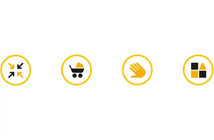 Fekete kesztyű - meleg kesztyű babakocsira