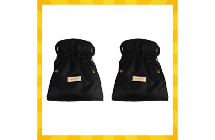 Fekete kesztyű - meleg kesztyű babakocsira