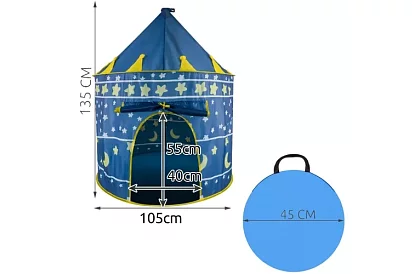 Gyerek sátor – kék hercegnőnek