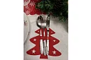 Karácsonyi evőeszköztartó – 12 db terítő