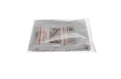 Asztalterítő hópehely mintával 180 x 140 cm – fehér-ezüst