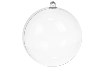 Akril díszek dekorálásra, töltésre - átmérő 10 cm, 5 db