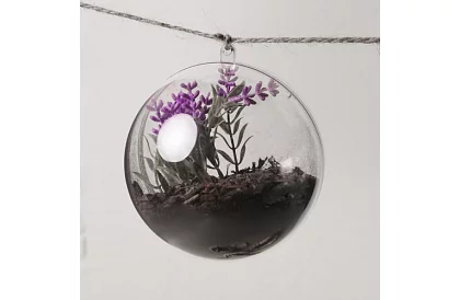 Akril díszek dekorálásra, töltésre - átmérő 10 cm, 5 db