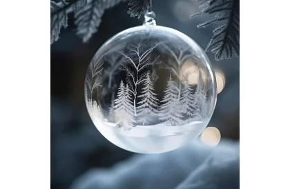 Akril díszek dekorálásra, töltésre - átmérő 10 cm, 5 db