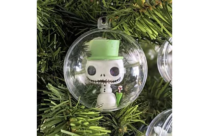 Akril díszek dekorálásra, töltésre - átmérő 10 cm, 5 db