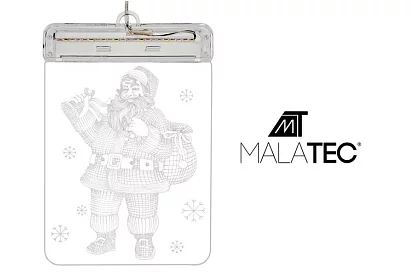 LED karácsonyi ólomüveg elemmel – TÉLAPÓ