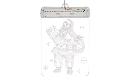 LED karácsonyi ólomüveg elemmel – TÉLAPÓ