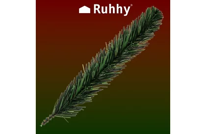 Műfenyő ágak díszítéshez – 29 cm, 40 db