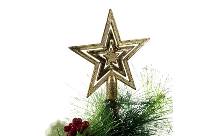 Díszített műfenyő karácsonyfa – 45 cm