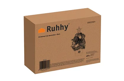 Díszített műfenyő karácsonyfa – 45 cm