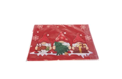 Hosszú karácsonyi futó 180 x 40 cm – piros manókkal