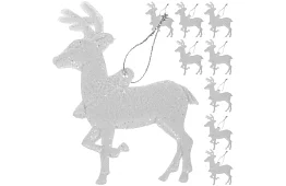 Karácsonyi díszek – 9 rénszarvas készlet