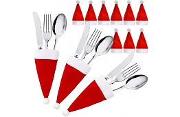 Karácsonyi evőeszköztartó – 12 db-os készlet