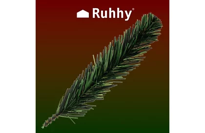 Műfenyő ágak díszítéshez – 21 cm, 40 db