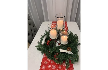 Műfenyő ágak díszítéshez – 21 cm, 40 db