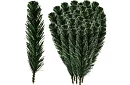 Műfenyő ágak díszítéshez – 21 cm, 40 db