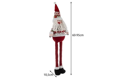 Karácsonyi figura SANTA – teleszkópos 60-95 cm