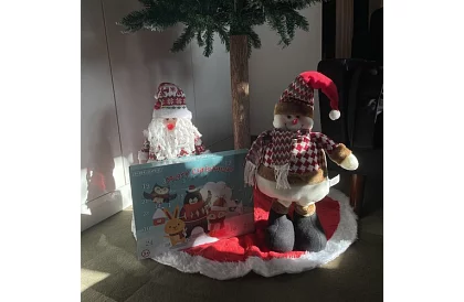 Karácsonyi figura SANTA – teleszkópos 60-95 cm