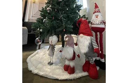 Karácsonyi törpe sapkával – teleszkópos 50-82 cm