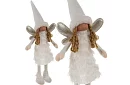 Karácsonyi fehér tündér szárnyakkal – 40 cm
