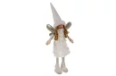 Karácsonyi fehér tündér szárnyakkal – 40 cm