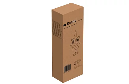 Karácsonyi piros tündér szárnyakkal – 40 cm