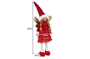 Karácsonyi piros tündér szárnyakkal – 40 cm