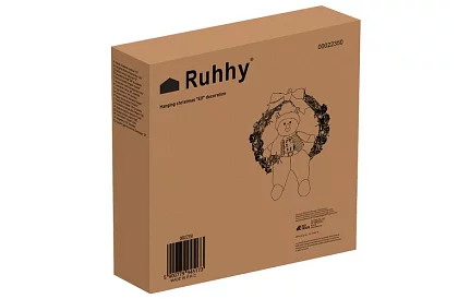 Karácsonyi ajtódísz ELF – 36 × 55 cm