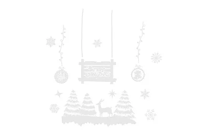 Karácsonyi matricák az ablakra – Christmas Time