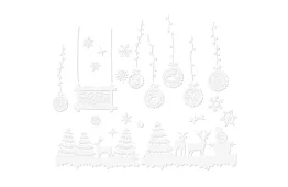 Karácsonyi matricák az ablakra – Christmas Time